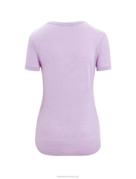 Icebreaker vrouwen merino sphere ii T-shirt met korte mouwenpaarse blik XXNJ610 kleding