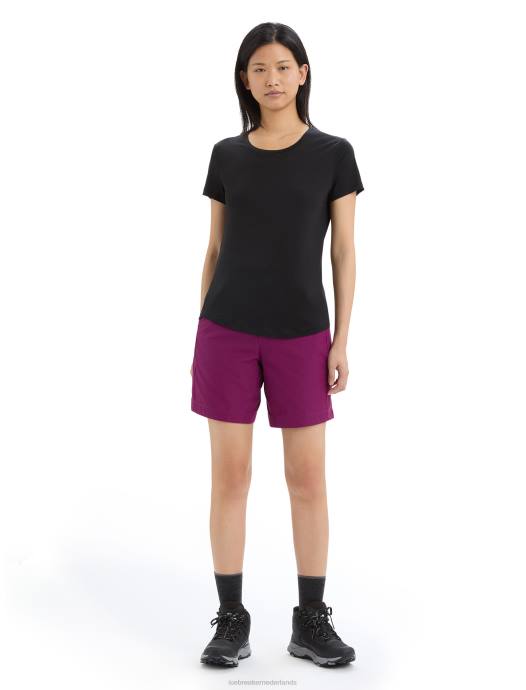 Icebreaker vrouwen merino sphere ii T-shirt met korte mouwenzwart XXNJ606 kleding