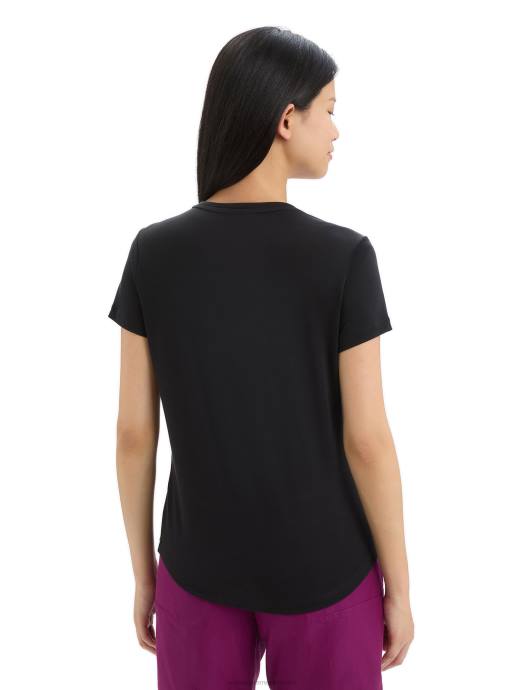 Icebreaker vrouwen merino sphere ii T-shirt met korte mouwenzwart XXNJ606 kleding