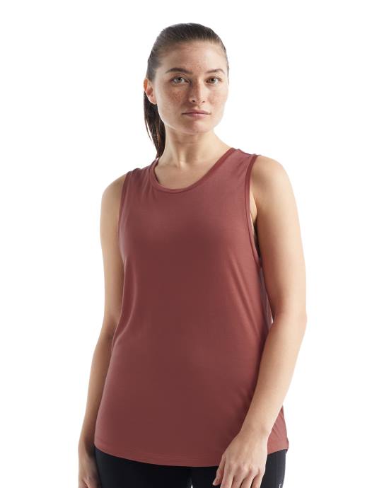 Icebreaker vrouwen merino sphere ii-tankdruif XXNJ807 kleding