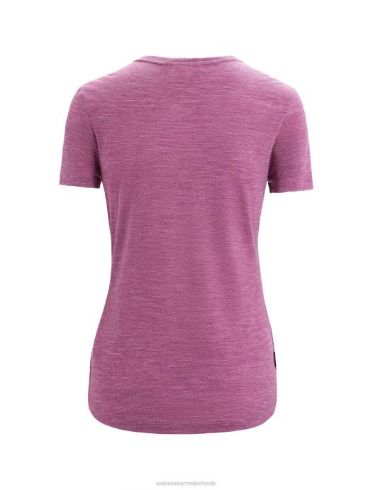 Icebreaker vrouwen merino sphere ii trail-t-shirt met korte mouwenga bessenheide XXNJ660 kleding