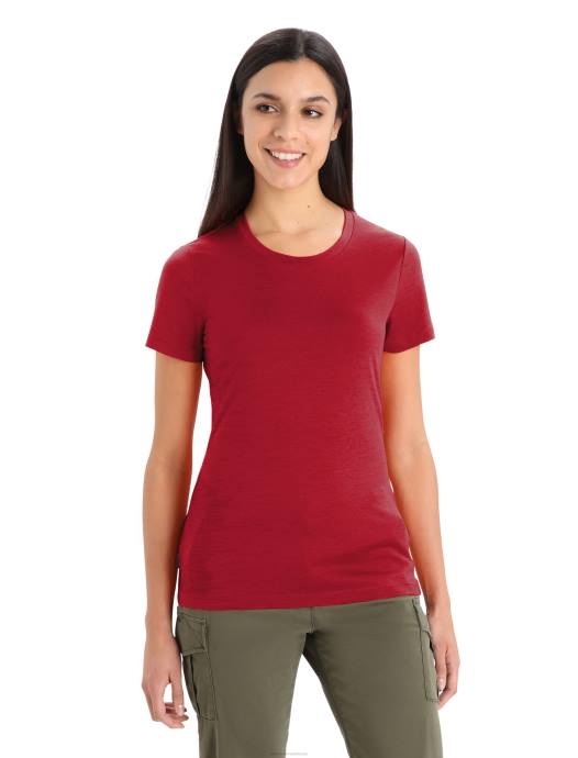 Icebreaker vrouwen merino tech lite ii T-shirt met korte mouwenkers XXNJ872 kleding