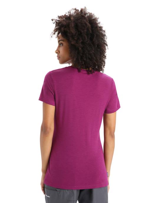 Icebreaker vrouwen merino tech lite ii t-shirt met korte mouwen moonphasega bes XXNJ614 kleding