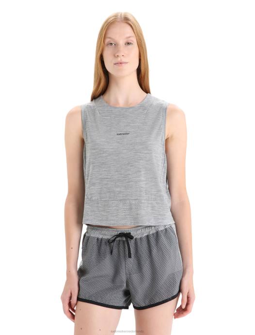 Icebreaker vrouwen zoneknit merino tanktopmetro heide XXNJ656 kleding