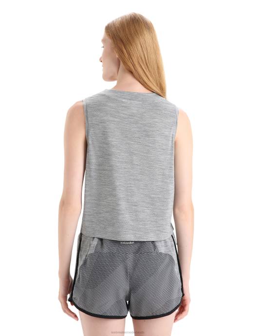 Icebreaker vrouwen zoneknit merino tanktopmetro heide XXNJ656 kleding