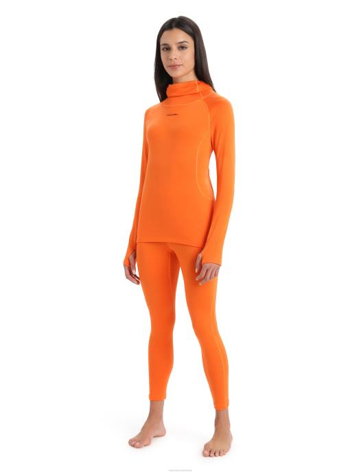 Icebreaker vrouwen 300 merinofine thermische top met lange mouwen en colflash XXNJ880 kleding