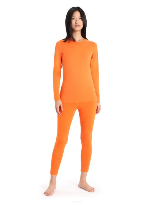 Icebreaker vrouwen merino 200 oasis thermotop met lange mouwen en ronde halsflash XXNJ803 kleding