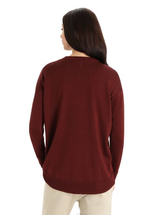 Icebreaker vrouwen cool-lite merino nova sweatersweatshirtespresso XXNJ903 kleding